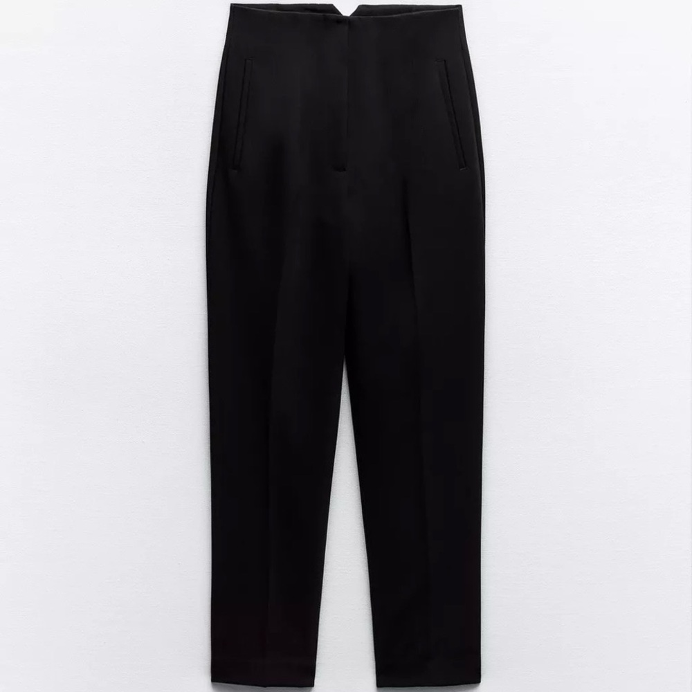 NWT Zara Pants With a High Waist - Picture 4 of 5